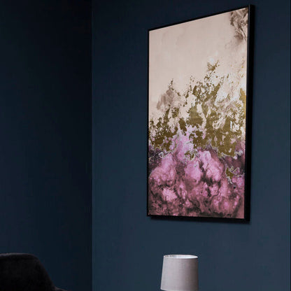 Astratto Cream And Mauve Wall Art