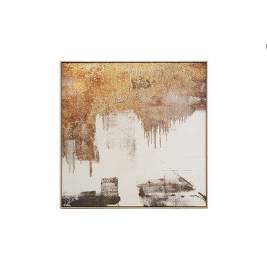 Astratto Abstract Gold Foil Wall Art