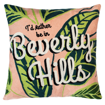 Beverly Hills Needlepoint Pillow