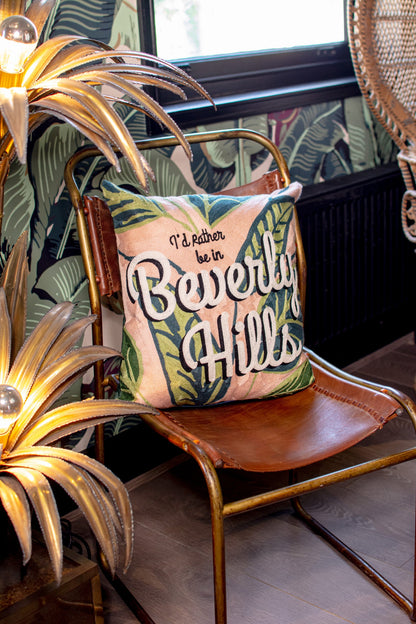 Beverly Hills Needlepoint Pillow