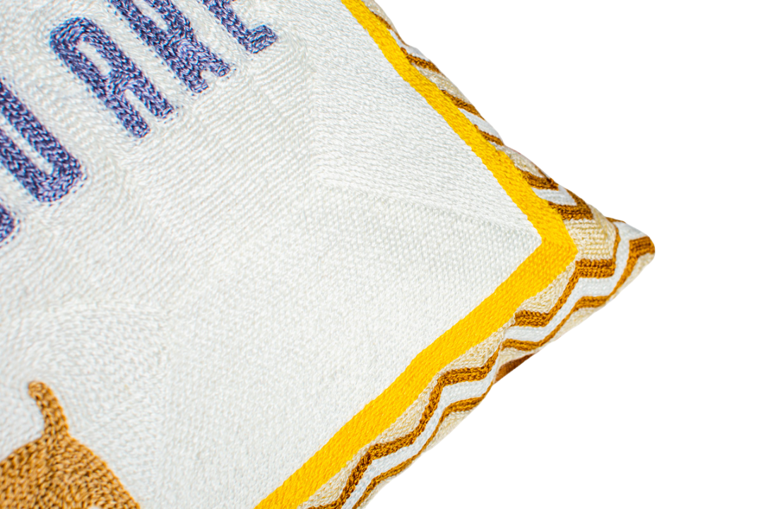 Dog Lover Needlepoint Pillow – Be The Person Your Dog Thinks You Are