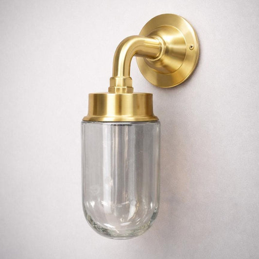 Paston - Solid Brass Wall Light Outdoor & Bathroom Sconce - 11.5 Inch