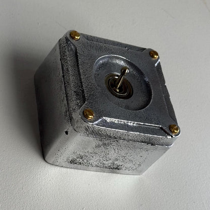 Single Gang 2 Way Conduit Light Switch Solid Cast Metal