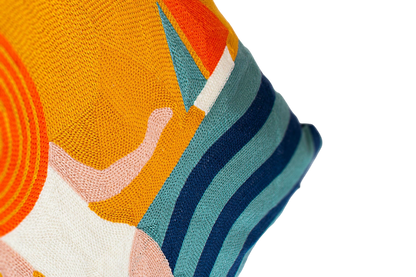 St. Tropez Needlepoint Pillow