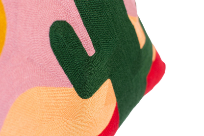 Tulum Cactus Needlepoint Pillow